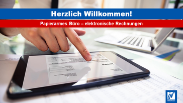 Download Button für das Thema. e-Rechnung. Melden Sie sich bitte dazu wie aufgefordert mit dem entsprechenden LINK an.